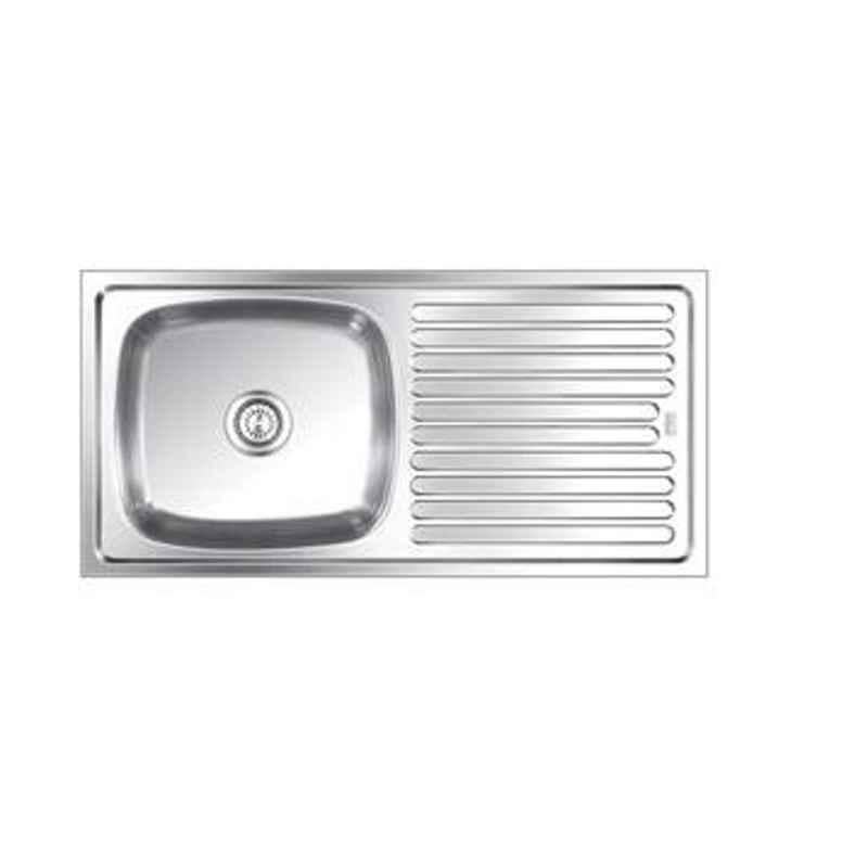 Nirali Elegance Glossy Finish Kitchen Sink, Size: 1040x510 mm