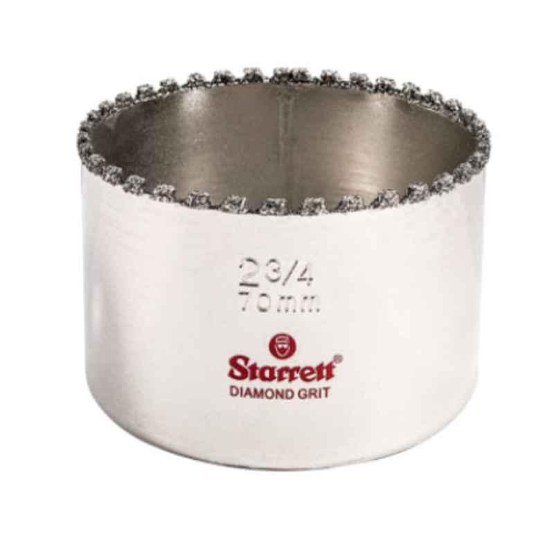 Starrett 70mm Silver Diamond Grit Hole Saw, KD0234-N