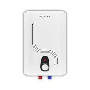 Polycab Regalia 10 Litre 2kW 5 Star Plastic White Storage Geyser with PUF Insulation