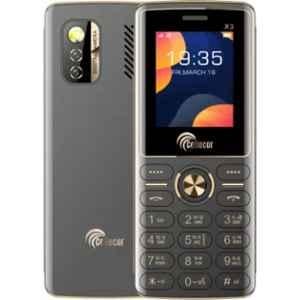 Cellecor X3 1.8 inch 1000mAh Grey Dual Sim Feature Phone