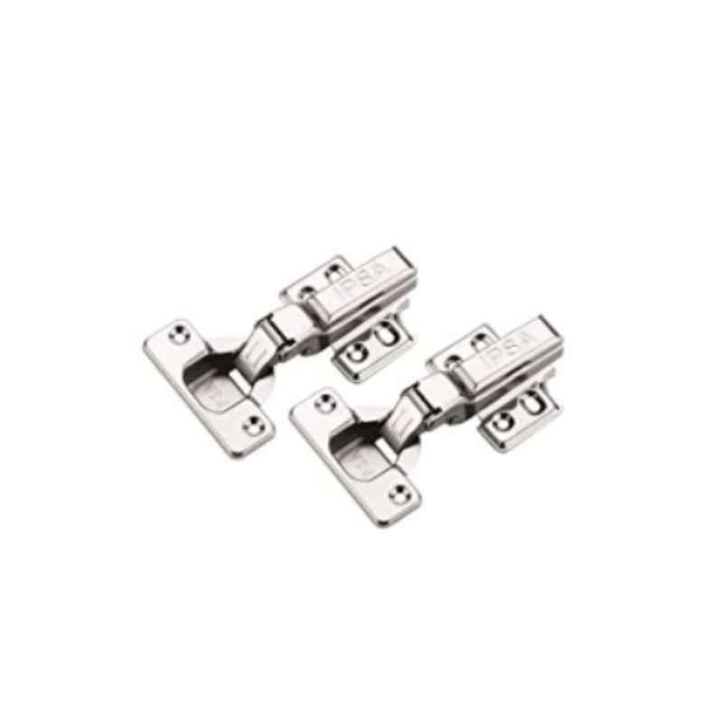 IPSA 19-24mm Steel Non Soft Close Slide on Cabinet Auto Cup Hinge, 7619T (Pack of 4)