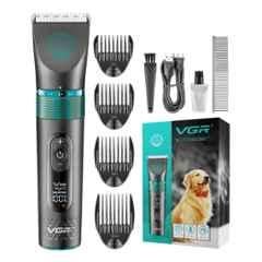 VGR V-209 Black Professional Pet Clipper with 200min Run Time & 2 Years Warranty
