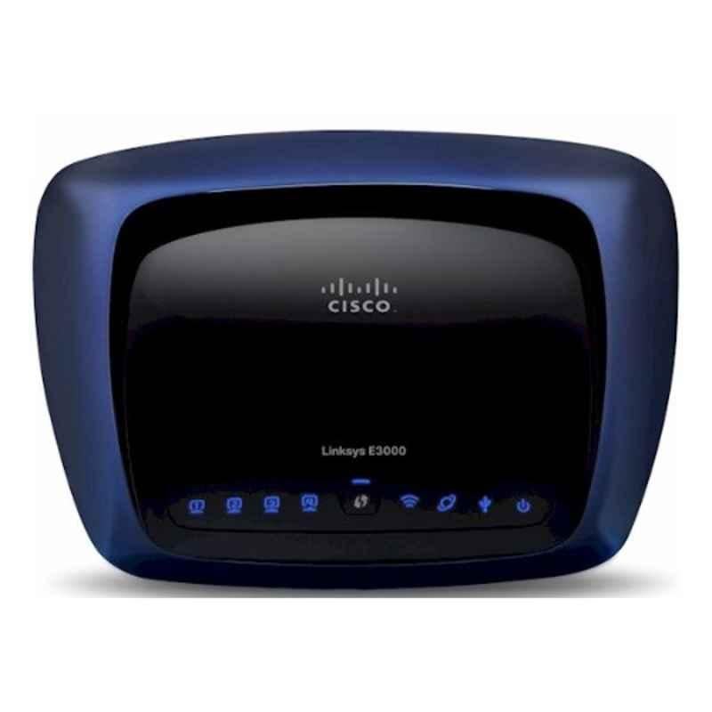 Linksys 300 Mbps Blue High Performance Wireless N Router, E3000-ME