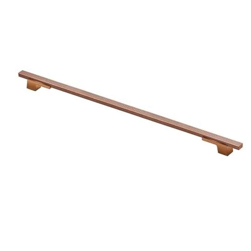 Plantex 450mm Aluminium Rose Gold PVD Rose Gold Finish Pull Cabinet Handle for Home & Office, APS-DTC-5580-RG-450MM