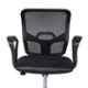 High Living Bharat Net & Cloth Medium Back Black Office Chair