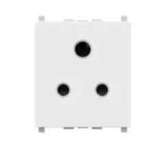 Schneider Electric 6A 3 Pin Socket Outlet with Shutter, IN8426UNS (Pack of 10)