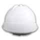 Allen Cooper White Polymer Nape Type Safety Helmet with Chin Strap, SH-701-W