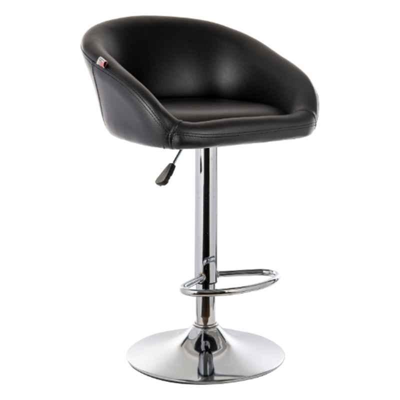 MBTC Judith 90kg Leather Black Office Bar Stool Chair, 6201