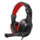 Gizmore GIZ MH421 Faux Leather Black Wired Over Ear Headphone