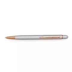 Unomax Soft Touch 0.7mm Blue Ball Pen with Silver Body