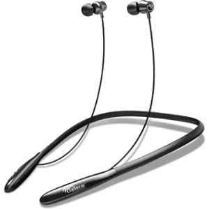 Cellecor NK-4 Black Wireless Bluetooth Earphone Neckband with Inbuilt Mic