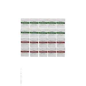 Lab Junction 20 Pcs 250ml 4.01 & 6.86 at 25 deg C pH Buffer Powder for pH Meter Set, LJ-111(k)