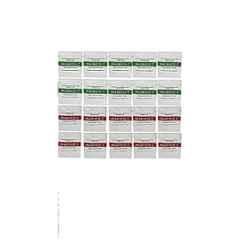 Lab Junction 20 Pcs 250ml 4.01 & 6.86 at 25 deg C pH Buffer Powder for pH Meter Set, LJ-111(k)