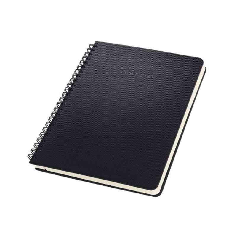 Sigel CONCEPTUM A5 Black lined hardcover Spiral Notepad, CO823