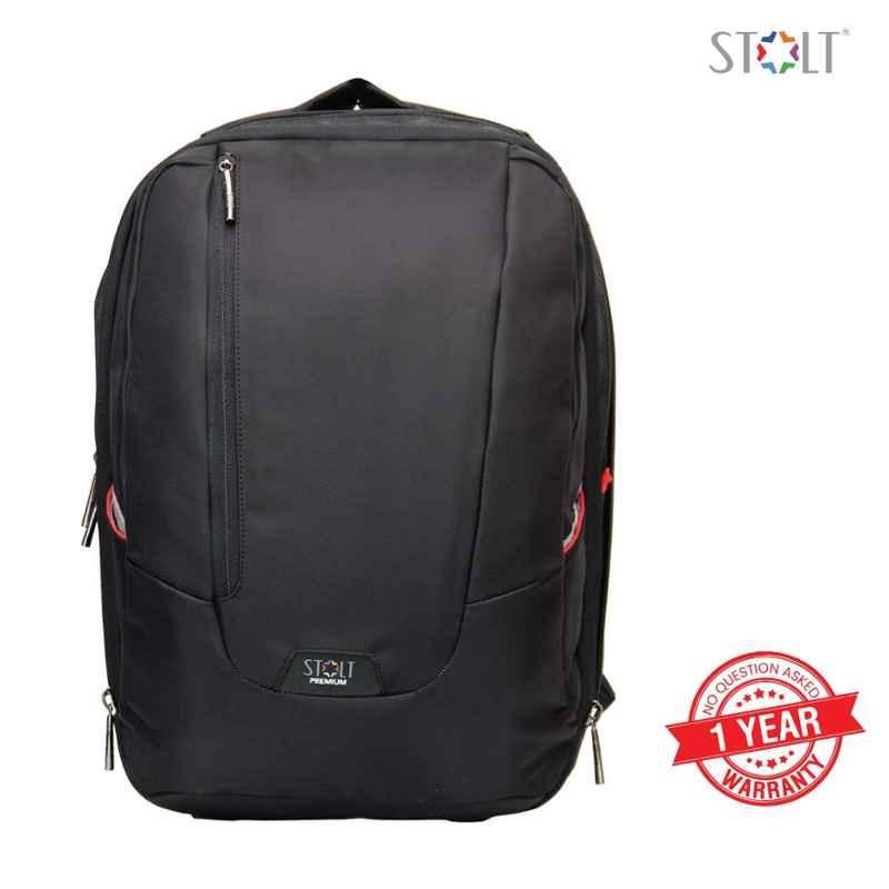 Stolt Elite Polyester 45L Black Waterproof Backpack