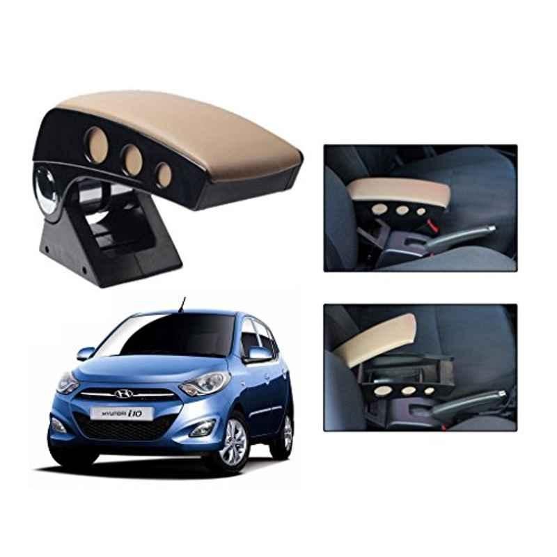 Kozdiko Beige Chrome Finish Car Armrest for Fiat Avventura
