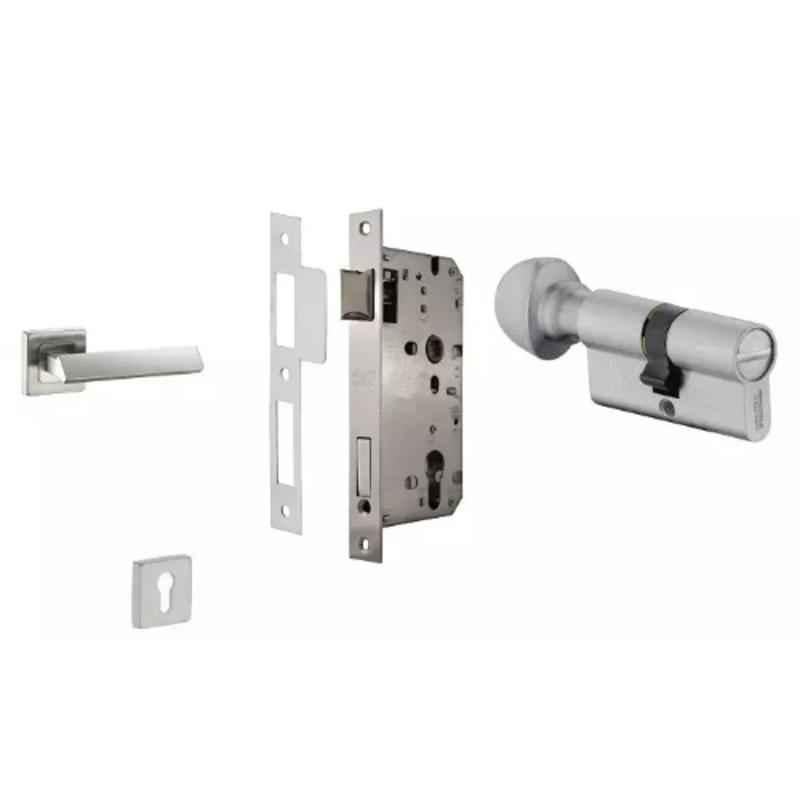 Dorset ML Series Elmo 60mm Stainless Steel Door Handle Lock Set with Coin & Knob (Pack of 2)