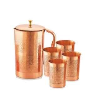 Cello 5 Pcs Sanjeevani Copper Gift Set, CCBT000030 (Pack of 2)