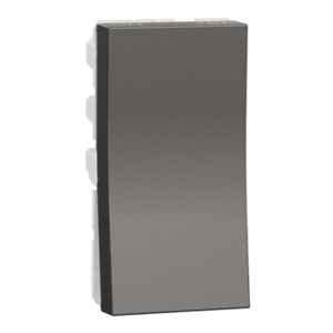 Schneider Electric Miluz Zeta 16A 2 Module Polycarbonate & Polyamide Warm Grey Switch, MZSW161M1W_WG, (Pack of 10)