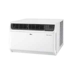 LG 1 Ton 5 Star Dual Inverter White Window AC with Ocean Black Protection, JW-Q12WUZA