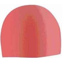 Matrica 100% Silicone Solid Silicone Red Swimming Cap, Size: Free