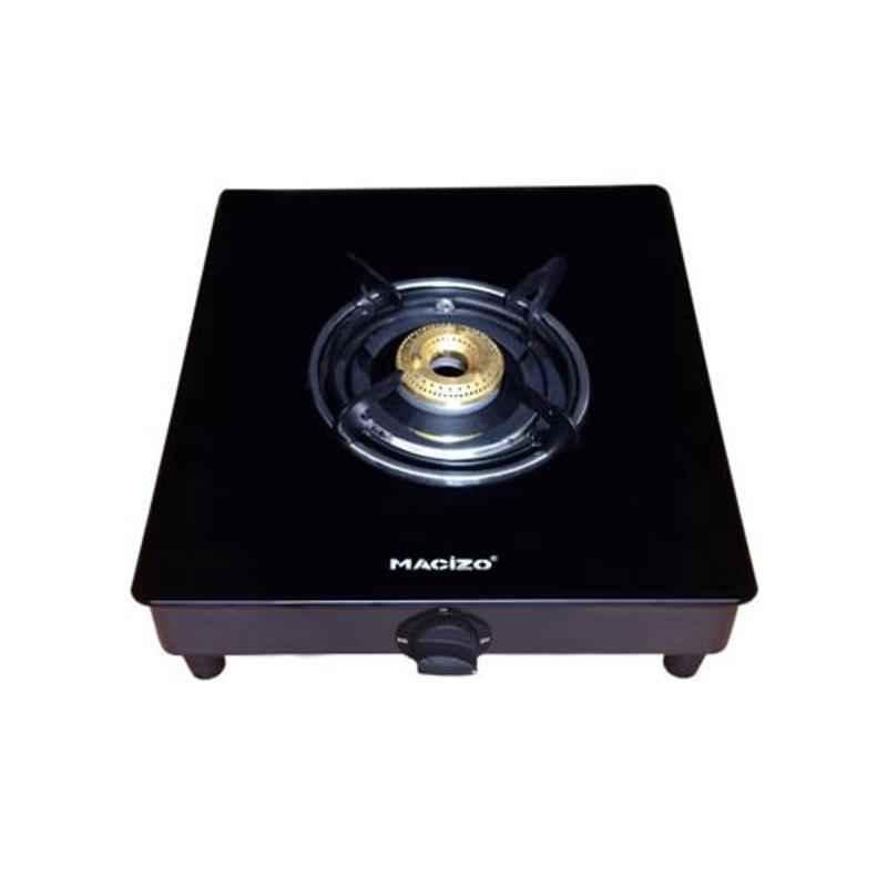 Macizo Imperium 1 Burner Black Manual Glass Cooktop