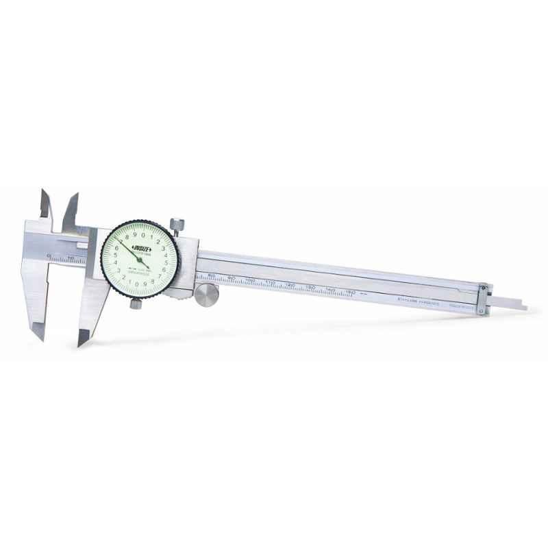 Insize Dial Caliper, Range: 0-150 mm, 1312-150A