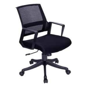 Evok Curtis Nylon Black Mid Back Office Chair, FFOFOCMNMTBL69265D