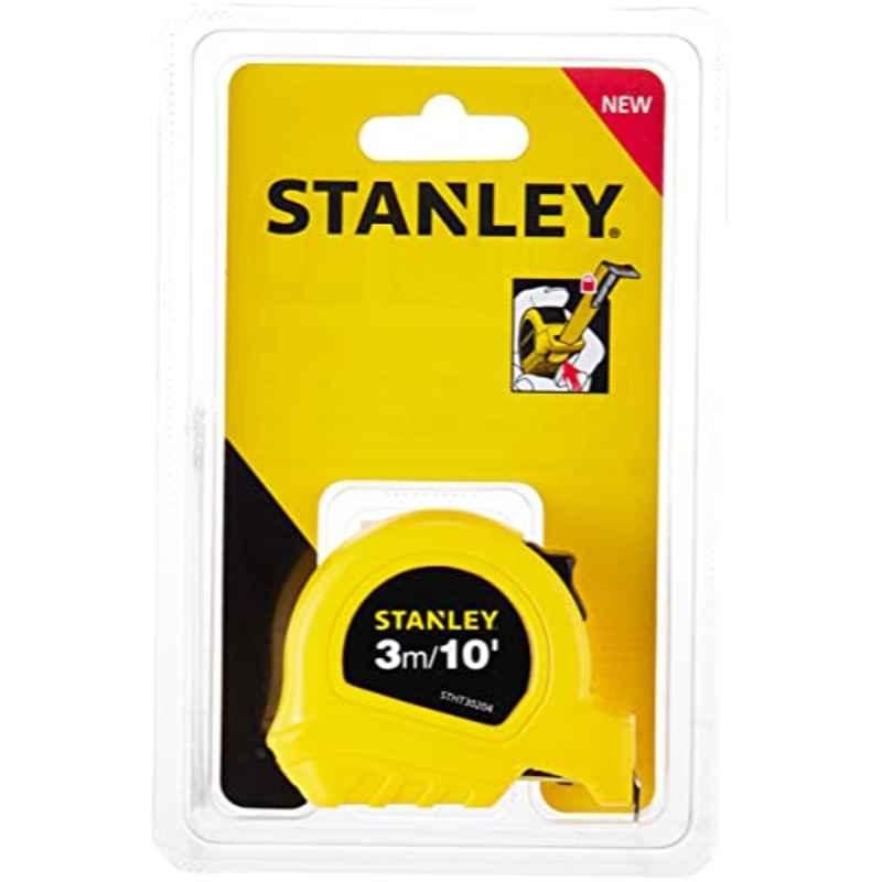 Stanley 3m Stainless Steel Yellow Measure Tape, STHT30204-8