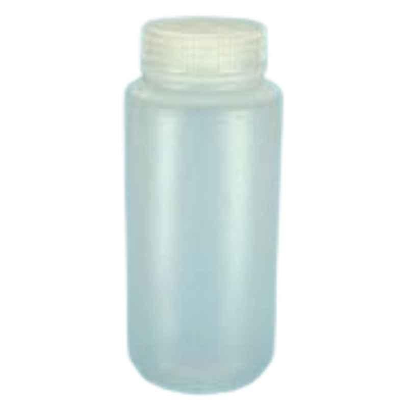 Rasayan 125ml Polypropylene White Wide Mouth Reagent Bottle (Pack of 12)