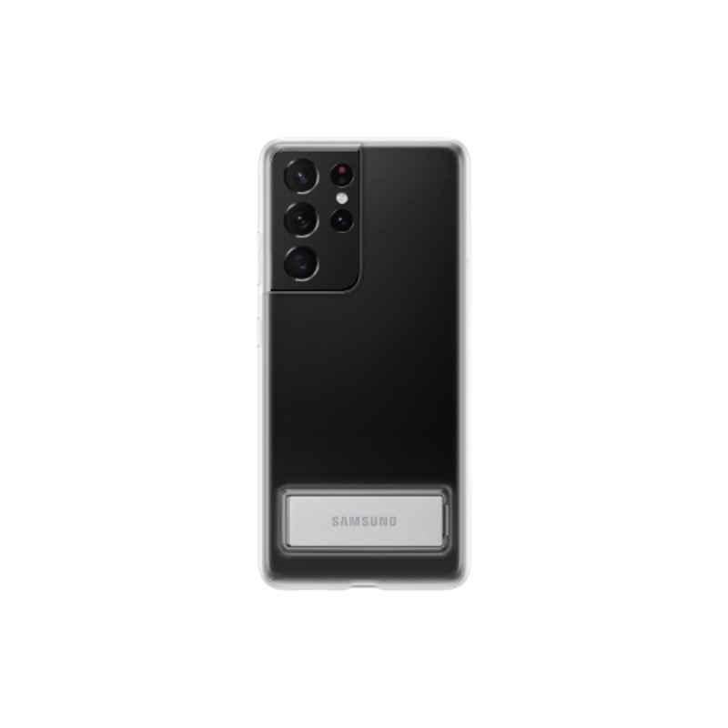 Samsung Galaxy S21 Ultra 5G Transparent Clear Standing Mobile Cover, EF-JG998CTEGWW