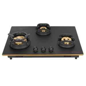 Faber Verona HD723 3 Burners Auto Ignition Toughned Glass Built in Hob, 106.0711.343