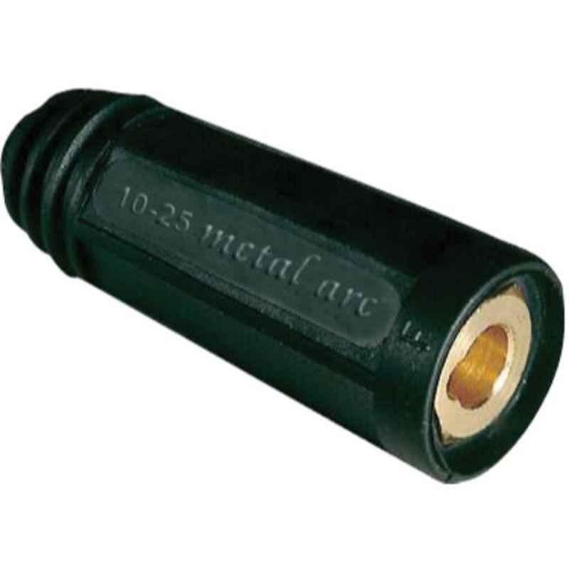 Metal Arc CCF201F 200A Brass Hex Female Welding Cable Connector, 1100000754 (Pack of 10)