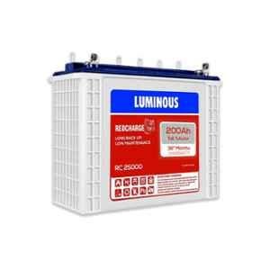 Luminous Red Charge 200Ah Tubular Battery, RC 25000