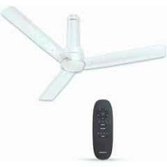 Havells Elio Plus 28W Pearl White 3 Blade BLDC Motor Ceiling Fan with Remote, Sweep: 1200 mm