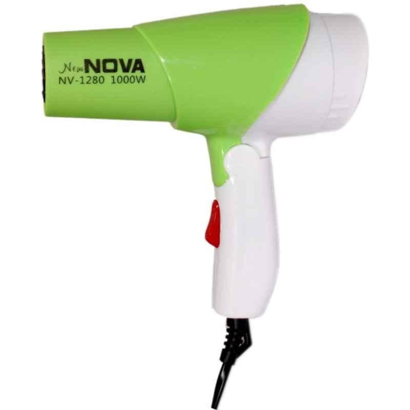 Buy Nova 1280 1000W Green Foldable Hair Dryer Online At Price ₹274