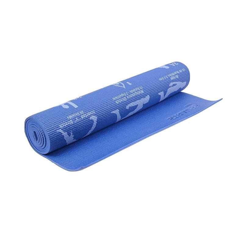Strauss 1730x610x6mm Blue PVC Yogasana Yoga Mat with Cover, ST-1011