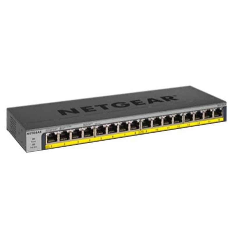 Buy Netgear 76W 16 Ports 32 Gbps Gigabit Ethernet Unmanaged Switch with 16  Port Poe Plus, GS116LP Online At Price ₹11999