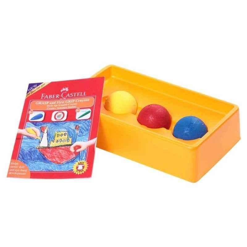 Faber-Castell Kindergarten Ball Crayons, 122703 (Pack of 10)