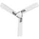 Standard Vertex 72W Pearl White High Speed Decorative Ceiling Fan, Sweep 1200 mm
