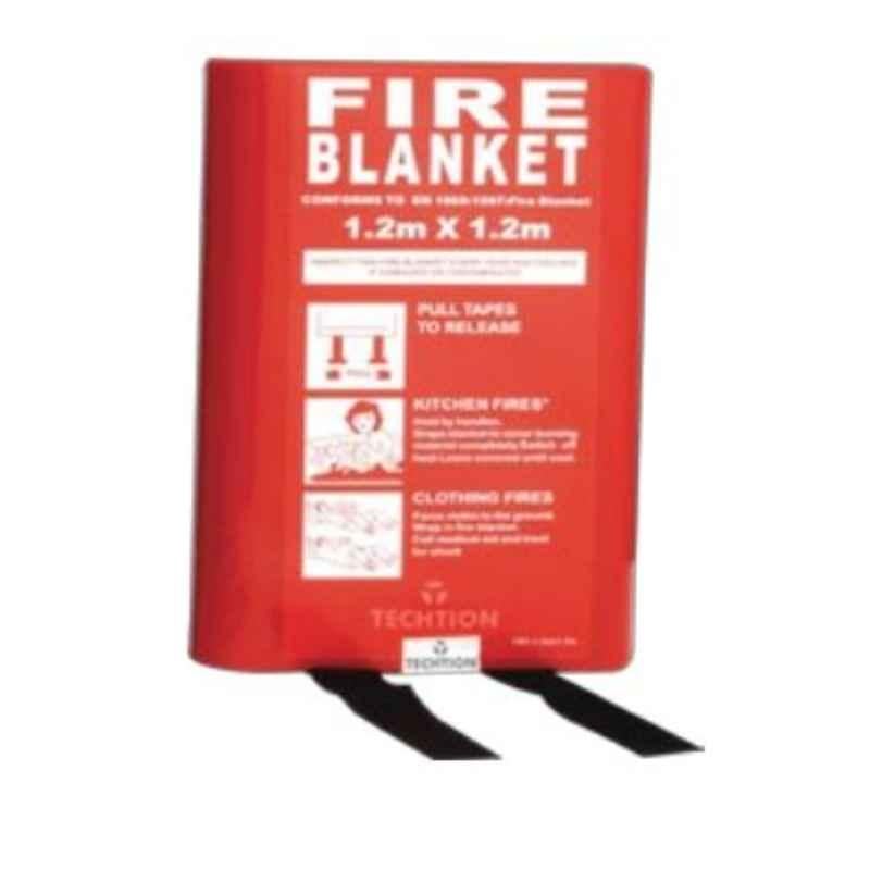 Techtion Fire Blanket-C 1.2x1.2m 0.43mm 100% E-Glass White Silicon Coating Fire blanket
