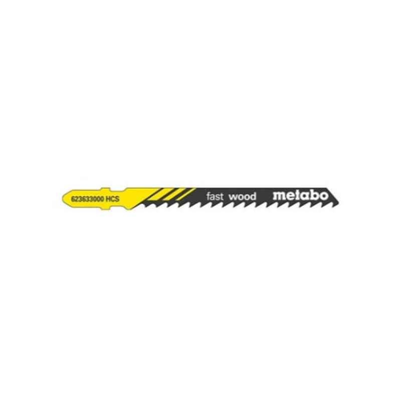 Metabo 17cm Black & Yellow Professional Jigsaw Blade, 623633000