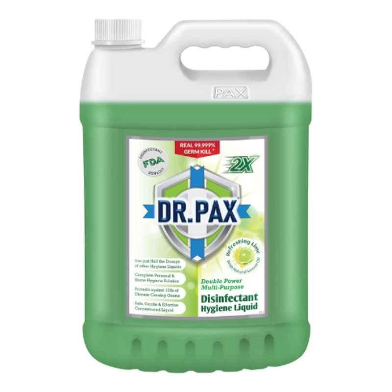 Dr Pax Double Power 5L Refreshing Lime Multipurpose Disinfectant Hygiene Liquid