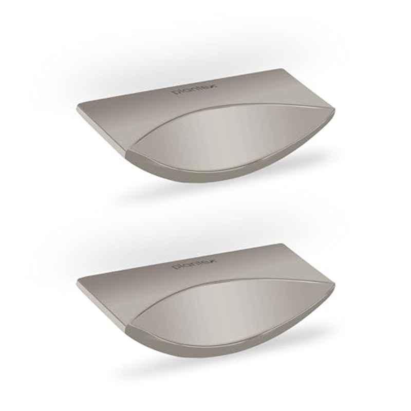 Plantex Knobs for Drawer/Rectangular Drawer Knob/Pull-Push Knobs for Kitchen/Bedroom Drawer (Pack of 2) Satin White
