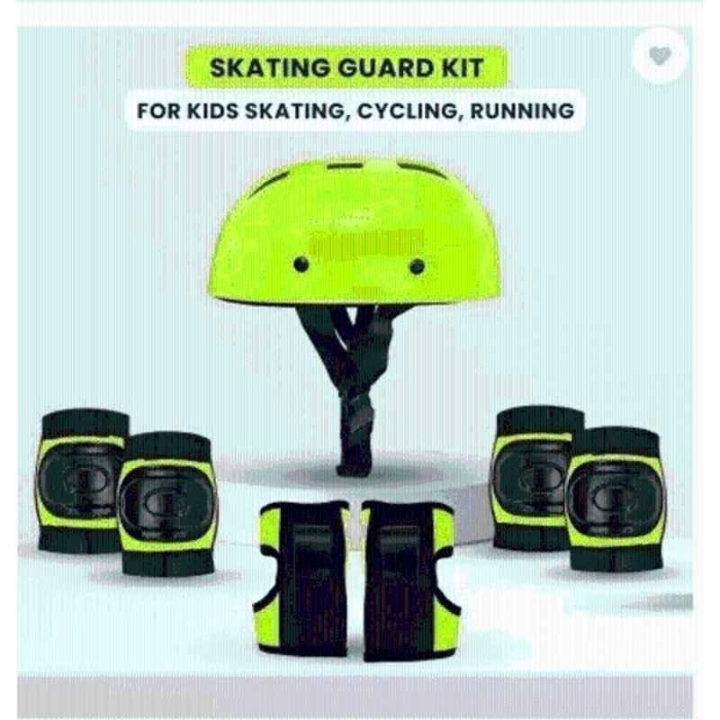 STYRKR Plastic & EVA Foam Neon Skating Kit for Protective Kit(Kids, Beginner)4-in-1 Protective Kit Set Cycling Kit
