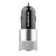 Ambrane ACC-74 12W 2.4A Black & Silver Car Charger with Fast Charging