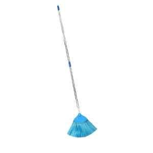 DeoDap Rectangular Broom with Long Stainless Steel Rod (Pack of 2)