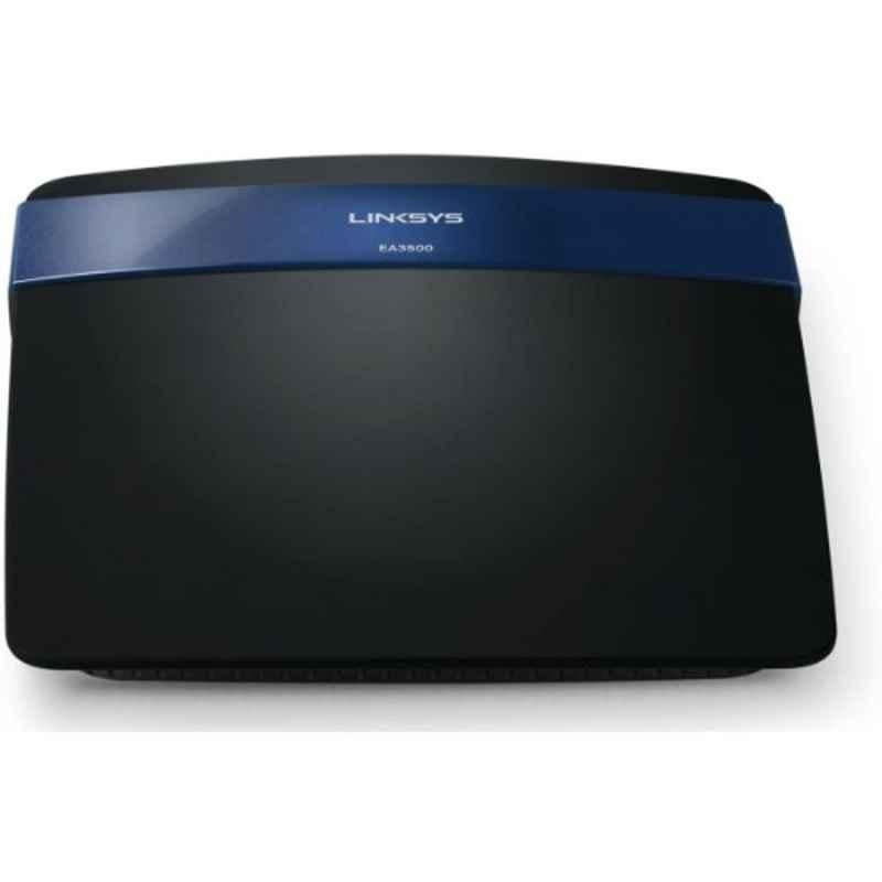 Linksys N750 300+450 Mbps Black Dual Band Smart Wi-Fi Router, EA3500-ME