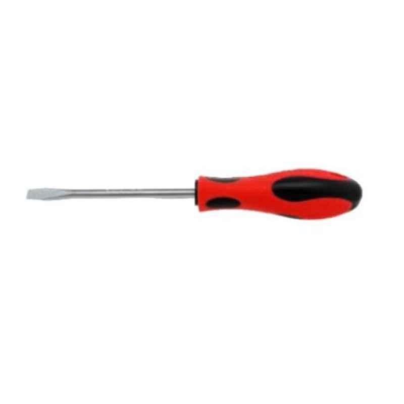 Baum 8mm Magnetic Flat Tip Screwdriver with Double Color TPR Handle, Art-326, Blade Length: 250mm (Pack of 12)