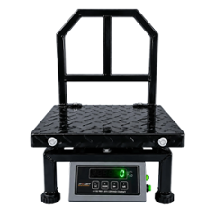 Monet 14x14 inch 150kg Mild Steel Platform Weighing Scale with Dual Display & 2 Days Battery Backup